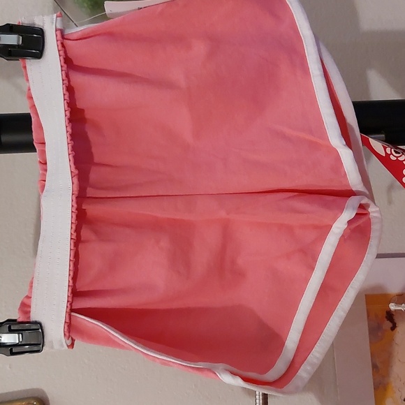 Pink soffe shorts with white striping - Picture 5 of 5